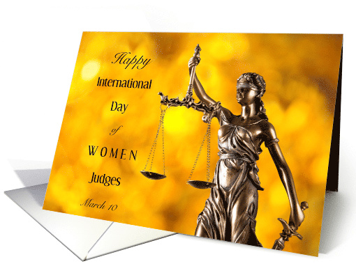 Happy International Day of Women Judges March 10 Scales... (1758856)