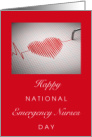 Happy National Emergency Nurses Day Second Wednesday in October card