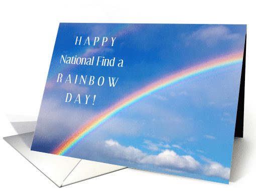Happy National Find a Rainbow Day April 3rd with Pretty... (1762622)