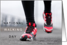 Happy National Walking Day with Jeans and Shoes 1st Wednesday of April card