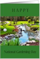 Happy National Gardening Day April 14 with Pretty Garden card