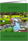Happy National Gardening Day April 14 with Pretty Garden card