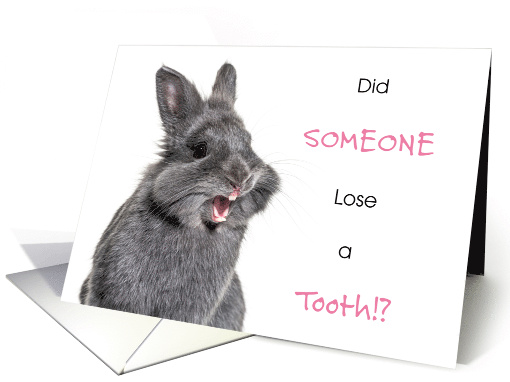 Did Someone Lose a Tooth with Open Mouthed Bunny Rabbit... (1777804)