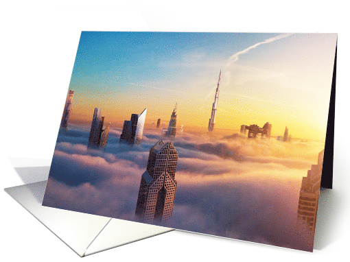 Happy National Skyscrapers Day September 3 for City Girl card