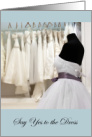Say Yes to the Dress Cousin Any Relation Wedding Gown Shopping card