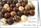 Happy International Chocolate Day September 13 with Truffles card