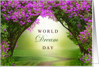 World Dream Day September 25 with Fantasy Garden Path card