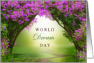 World Dream Day September 25 with Fantasy Garden Path card