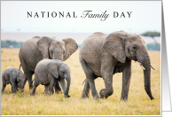 National Family Day September 26 with Elephant Group card