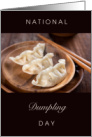 National Dumpling Day September 26 with Yummy Dumplings card