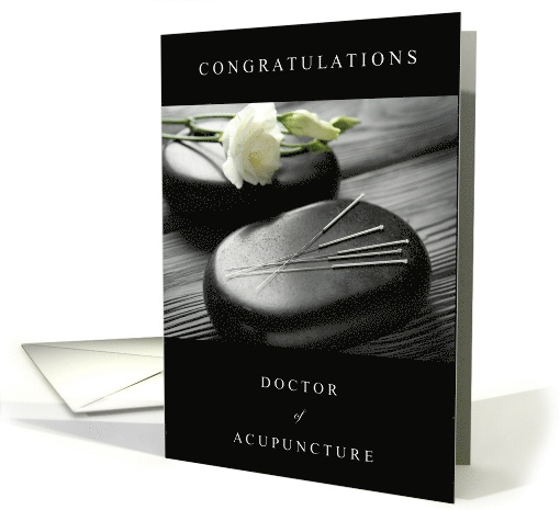 Graduation Congrats Doctor of Acupuncture with Stones... (1796898)