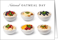 National Oatmeal Day...