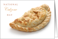 National Calzone Day November 1 with Breaded Italian Food card