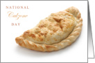 National Calzone Day November 1 with Breaded Italian Food card