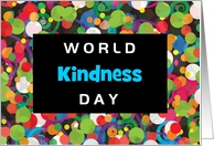 World Kindness Day November 13 with Colorful Border card