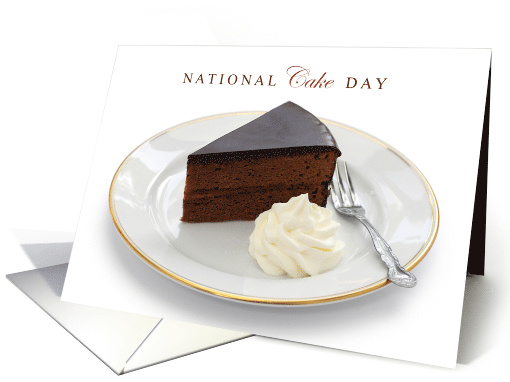 National Cake Day November 26 with Chocolate Cake Slice... (1805142)