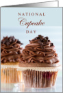 National Cupcake Day December 15th with 2 Yummy Cupcakes card