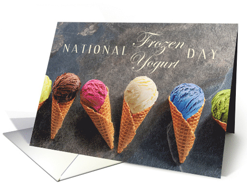 National Frozen Yogurt Day February 6th with Yummy Ice... (1820060)