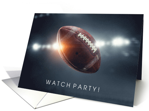 Big Football Game Party Invitation with Flying Football... (1820064)