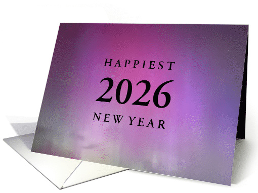 Have a Mind Blowing New Year Any Year with Aurora Borealis Photo card