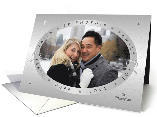 Faith Friends Family Peace Hope Love Joy One Photo Xmas... (1871028)