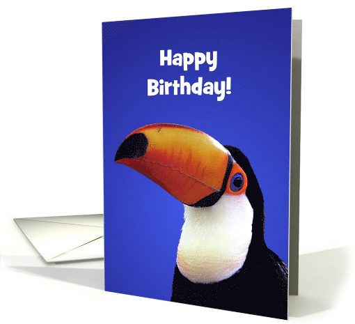 Custom Toucan the Bill's on Me Birthday card (1610100)
