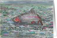 Birthday for the Fisherman card
