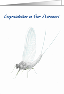 Retirement Fly Fishing Match card