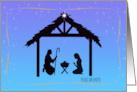 Christmas Nativity Scene card