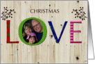 Christmas Love of Family Red Berries card