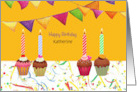 Palindrome Birthday for Friend On 11 11 Cupcakes card