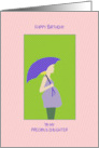 Birthday for Pregnant Daughter with Umbrella card