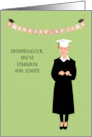 High School Graduation for Granddaughter with White Cap card