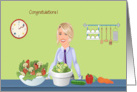 Registered Dietitian Congratulations with Vegetables card