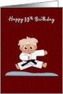 Birthday for Son Taekwondo Martial Arts card