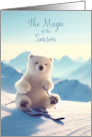 Christmas Magic of the Season with Polar Bear Skiing card