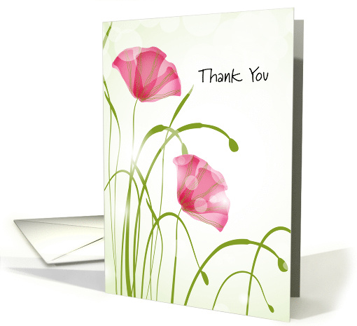 Stem Cell Donation Thank You Poppies card (1630138)