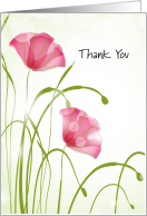 Stem Cell Donation Thank You Poppies card