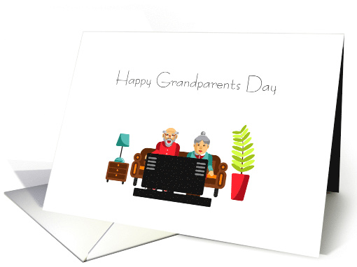 Happy Grandparents Day, Covid 19 Self Isolating, Couple... (1630330)