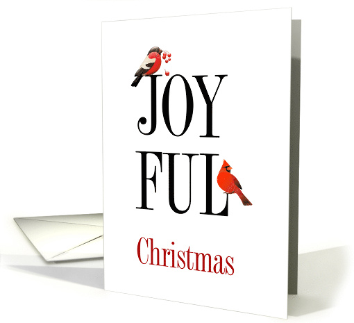 Joyful Christmas Red Cardinal Coronavirus card (1646068)
