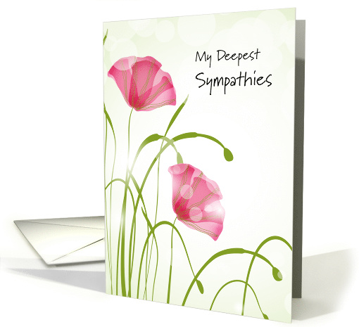 Sympathy Loss of Sister Pink Poppies card (1651068)