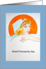 World Prematurity Day Nurse and Baby card