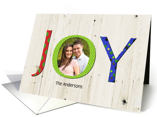 Christmas Joy Custom Photo card (1657398)