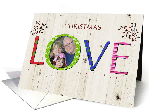 Christmas Love of Family Red Berries card (1659526)