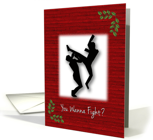 Christmas Martial Arts with Fighters card (1662312)