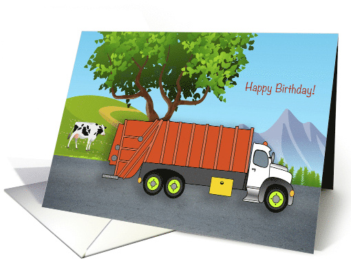 Birthday Garbage Truck for Kids card (1665848)