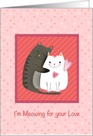 Valentine Two Cats...