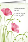 National Reconciliation Day April 2nd with Pink Poppies card