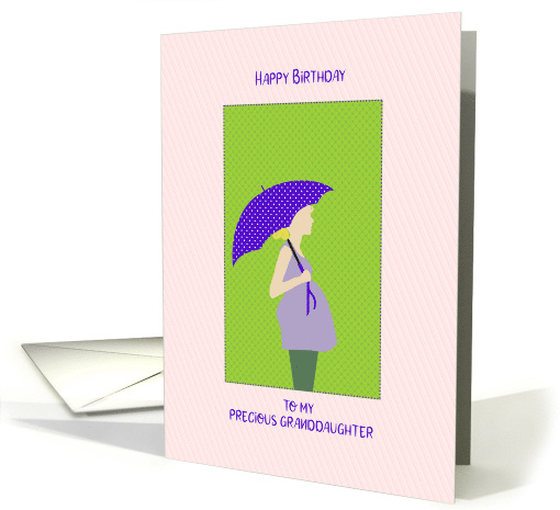 Birthday for Pregnant Granddaughter with Umbrella card (1676332)