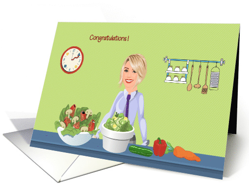 Registered Dietitian Congratulations with Vegetables card (1738194)
